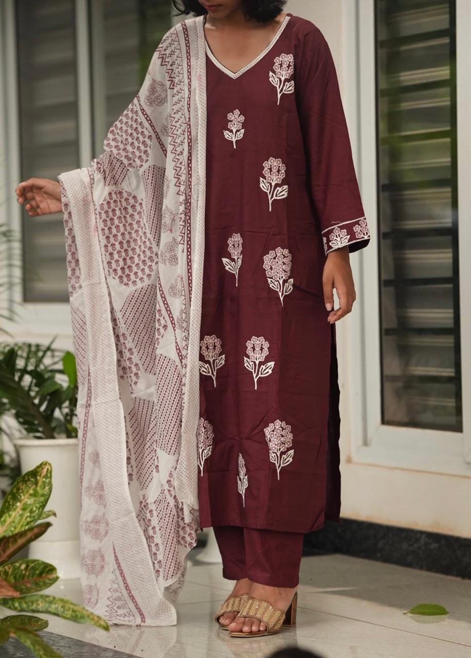 KURTI WITH DUPATTA & BOTTOMWEAR